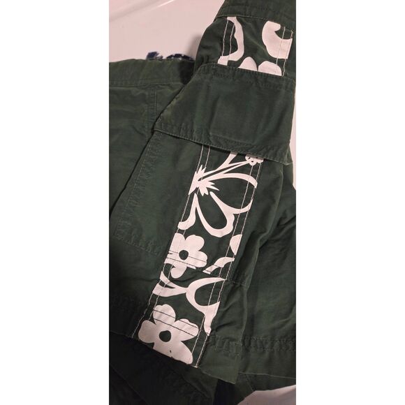 Y2K Vintage Abercrombie & Fitch Green Board Shorts Small - Picture 3 of 3